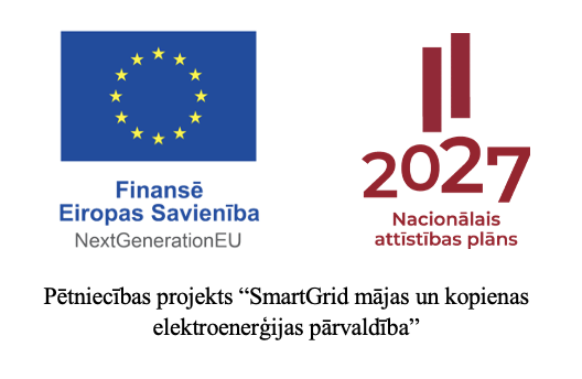 Research project: SmartGrid mājas un kopienas elektroenerģijas pārvaldība — financed by the European Union NextGenerationEU
